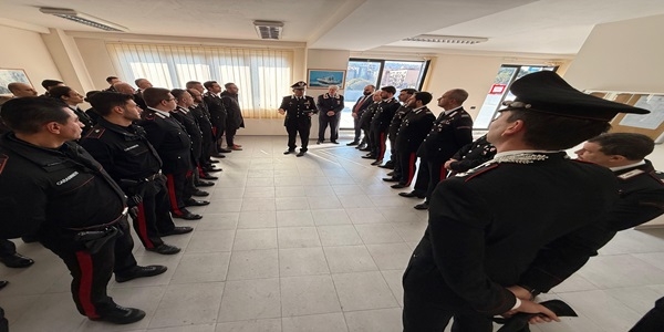 Il Generale La Gala in visita alle Compagnie CC di Marano e Giugliano